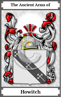 Howitch Family Crest Download (JPG)  Book Plated - 150 DPI