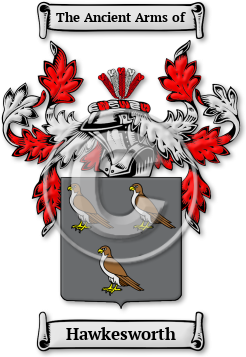 Hawkesworth Family Crest Download (jpg) Legacy Series - 150 DPI