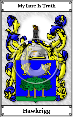 Hawkrigg Family Crest Download (JPG)  Book Plated - 150 DPI