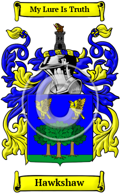 Hawkshaw Family Crest/Coat of Arms