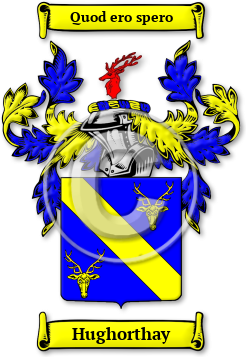 Hughorthay Family Crest Download (jpg) Legacy Series - 150 DPI