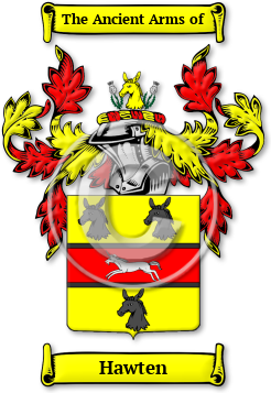Hawten Family Crest Download (jpg) Legacy Series - 150 DPI