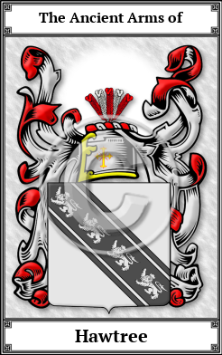 Hawtree Family Crest Download (JPG)  Book Plated - 150 DPI