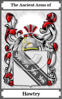 Hawtry Family Crest Download (JPG)  Book Plated - 150 DPI