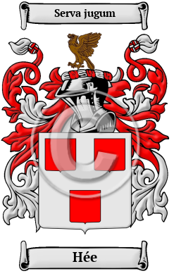 Hée Family Crest Download (JPG) Heritage Series - 300 DPI