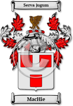 MacHie Family Crest Download (JPG) Legacy Series - 600 DPI