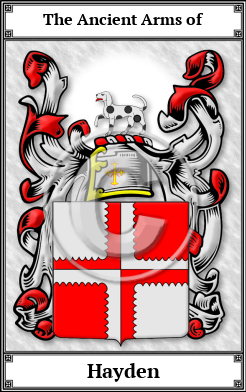 Hayden Family Crest Download (JPG)  Book Plated - 150 DPI