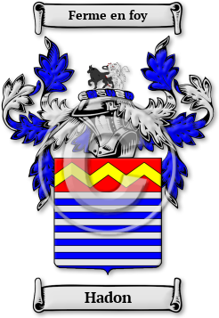 Hadon Family Crest Download (JPG) Legacy Series - 600 DPI