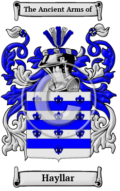 Hayllar Family Crest/Coat of Arms