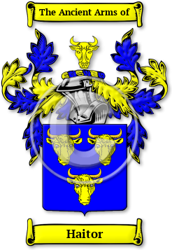 Haitor Family Crest Download (jpg) Legacy Series - 150 DPI