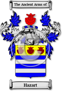 Hazart Family Crest Download (jpg) Legacy Series - 150 DPI