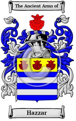 Hazzar Family Crest/Coat of Arms