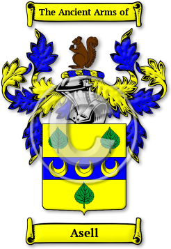 Asell Family Crest Download (JPG) Legacy Series - 600 DPI