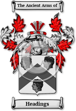 Headings Family Crest Download (jpg) Legacy Series - 150 DPI