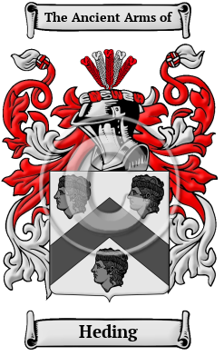 Heding Family Crest Download (JPG) Heritage Series - 600 DPI