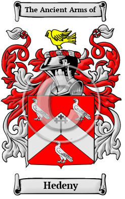 Hedeny Family Crest Download (JPG) Heritage Series - 600 DPI