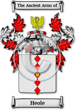 Heole Family Crest Download (jpg) Legacy Series - 150 DPI