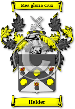 Helder Family Crest Download (jpg) Legacy Series - 150 DPI