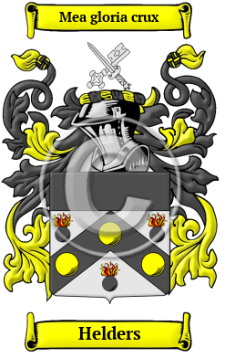 Helders Family Crest Download (jpg) Heritage Series - 150 DPI