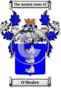 O'Healey Family Crest Download (jpg) Legacy Series - 150 DPI