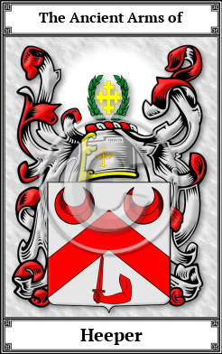 Heeper Family Crest Download (JPG)  Book Plated - 150 DPI