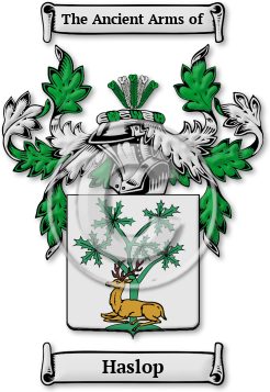 Haslop Family Crest Download (jpg) Legacy Series - 150 DPI