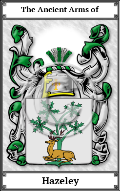 Hazeley Family Crest Download (JPG)  Book Plated - 150 DPI