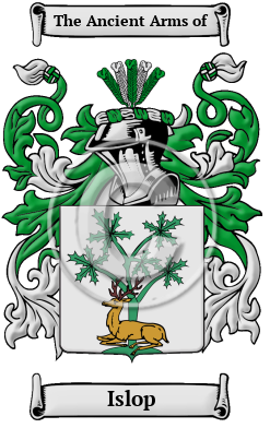 Islop Family Crest/Coat of Arms