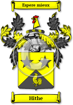 Hithe Family Crest Download (jpg) Legacy Series - 150 DPI