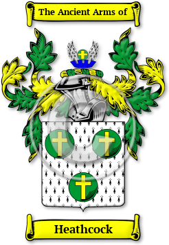 Heathcock Family Crest Download (jpg) Legacy Series - 150 DPI