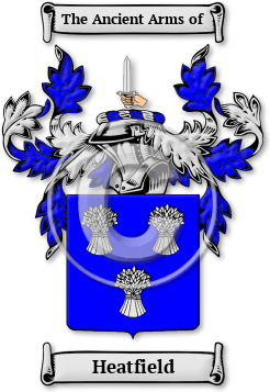Heatfield Family Crest Download (JPG) Legacy Series - 600 DPI