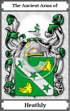 Heathly Family Crest Download (JPG)  Book Plated - 150 DPI