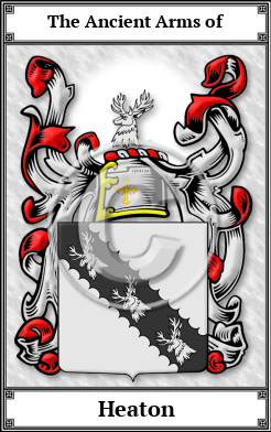 Heaton Family Crest Download (JPG)  Book Plated - 150 DPI