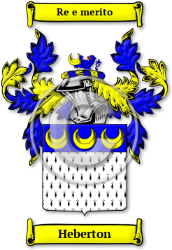 Heberton Family Crest Download (jpg) Legacy Series - 150 DPI