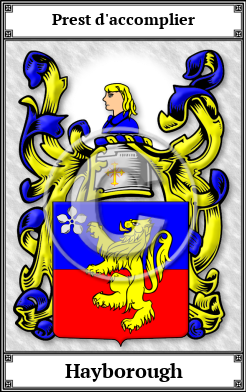 Hayborough Family Crest Download (JPG)  Book Plated - 150 DPI