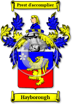 Hayborough Family Crest Download (jpg) Legacy Series - 150 DPI
