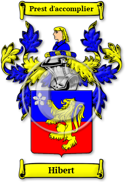 Hibert Family Crest Download (JPG) Legacy Series - 300 DPI