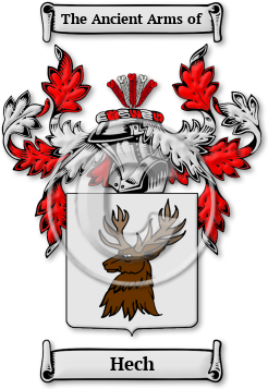 Hech Family Crest Download (jpg) Legacy Series - 150 DPI