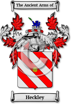 Heckley Family Crest Download (jpg) Legacy Series - 150 DPI