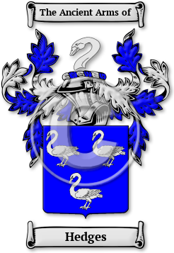 Hedges Family Crest Download (JPG) Legacy Series - 300 DPI