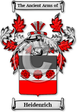Heidenrich Family Crest Download (jpg) Legacy Series - 150 DPI