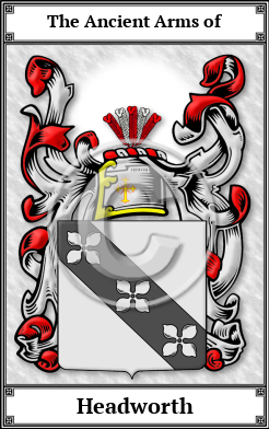 Headworth Family Crest Download (JPG)  Book Plated - 150 DPI