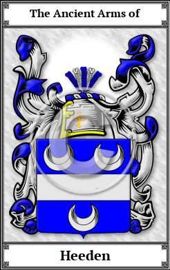 Heeden Family Crest Download (JPG)  Book Plated - 150 DPI