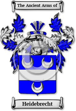 Heidebrecht Family Crest Download (jpg) Legacy Series - 150 DPI
