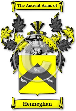 Henneghan Family Crest Download (jpg) Legacy Series - 150 DPI