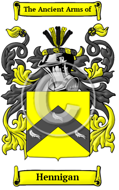 Hennigan Family Crest Download (JPG) Heritage Series - 600 DPI