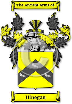 Hinegan Family Crest Download (jpg) Legacy Series - 150 DPI