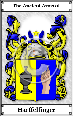 Haeffelfinger Family Crest Download (JPG) Book Plated - 600 DPI