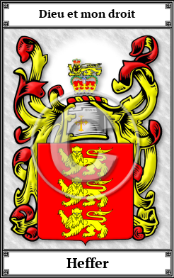 Heffer Family Crest Download (JPG)  Book Plated - 150 DPI