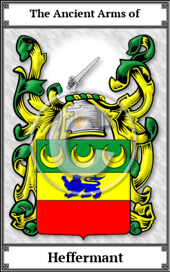 Heffermant Family Crest Download (JPG)  Book Plated - 150 DPI